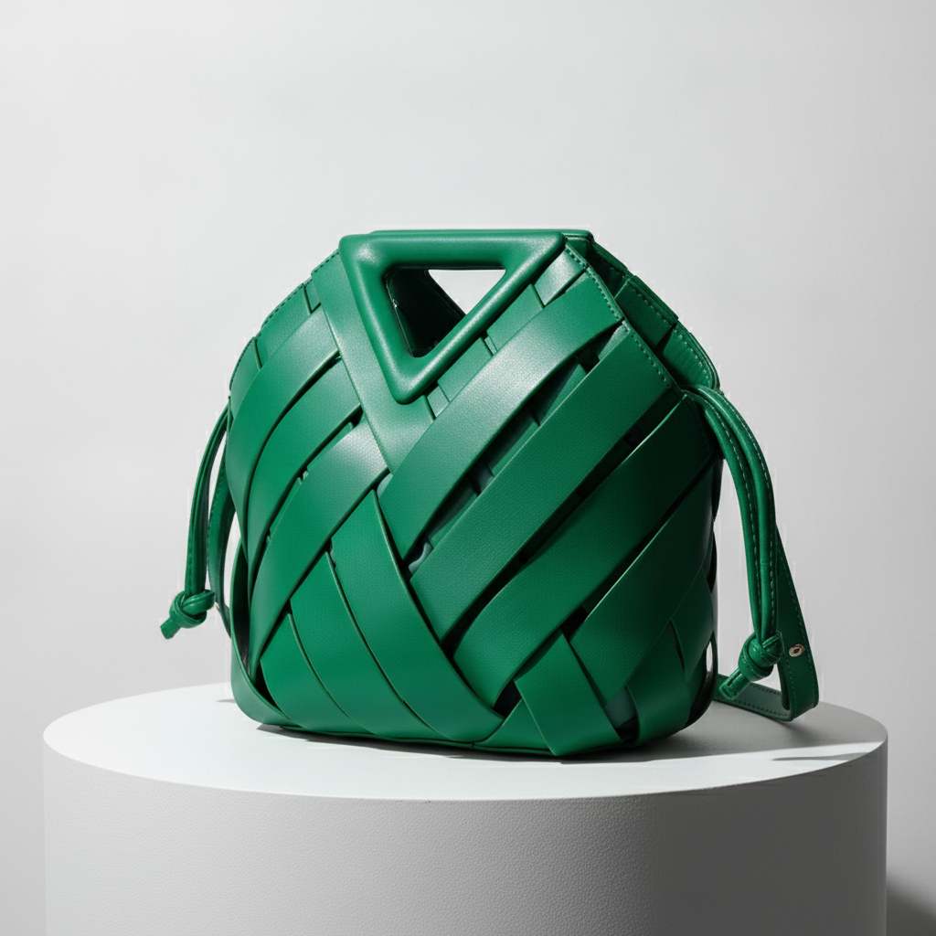 Élise Woven Vegan Leather Handbag