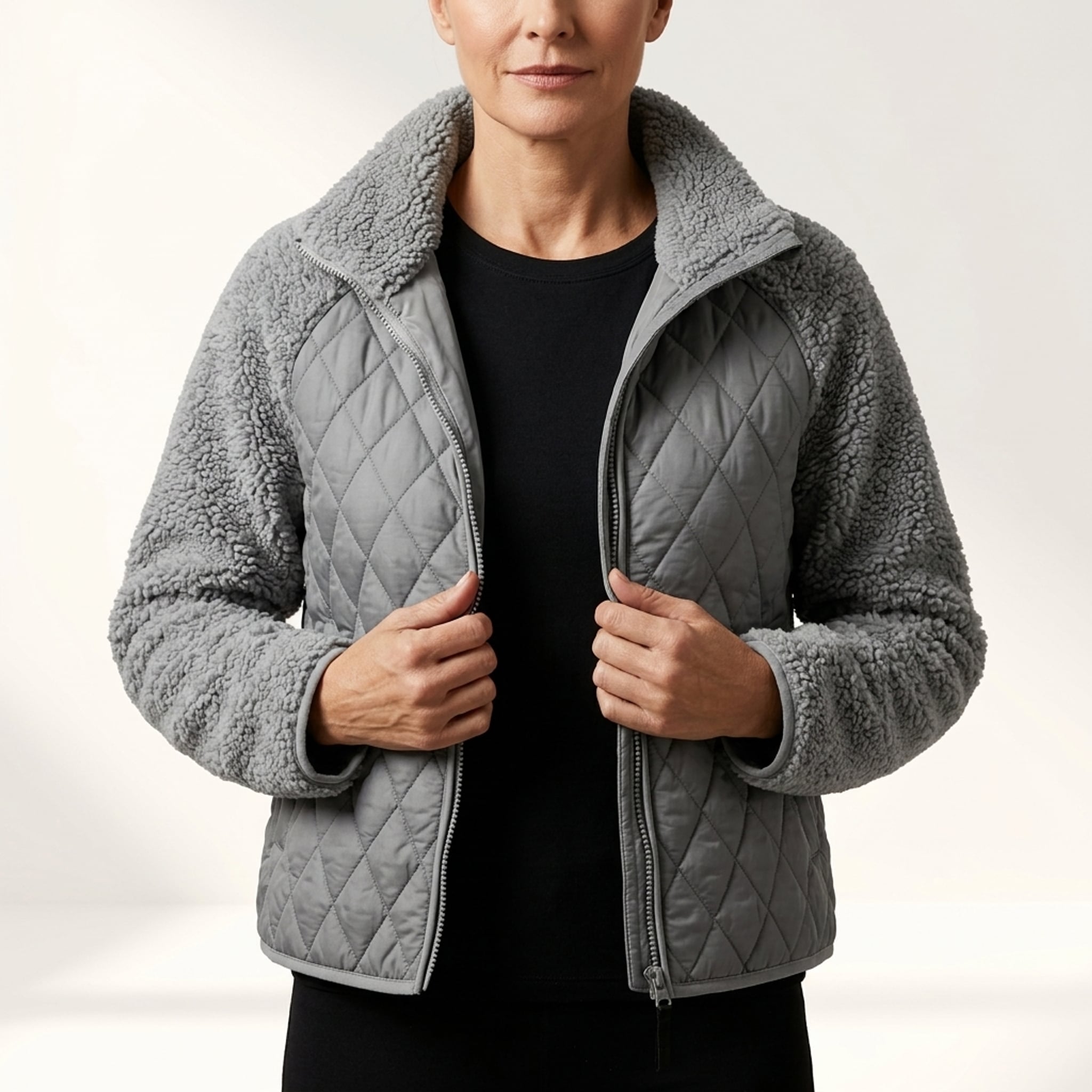 Léa Women's Plush Quilted Lightweight Jacket