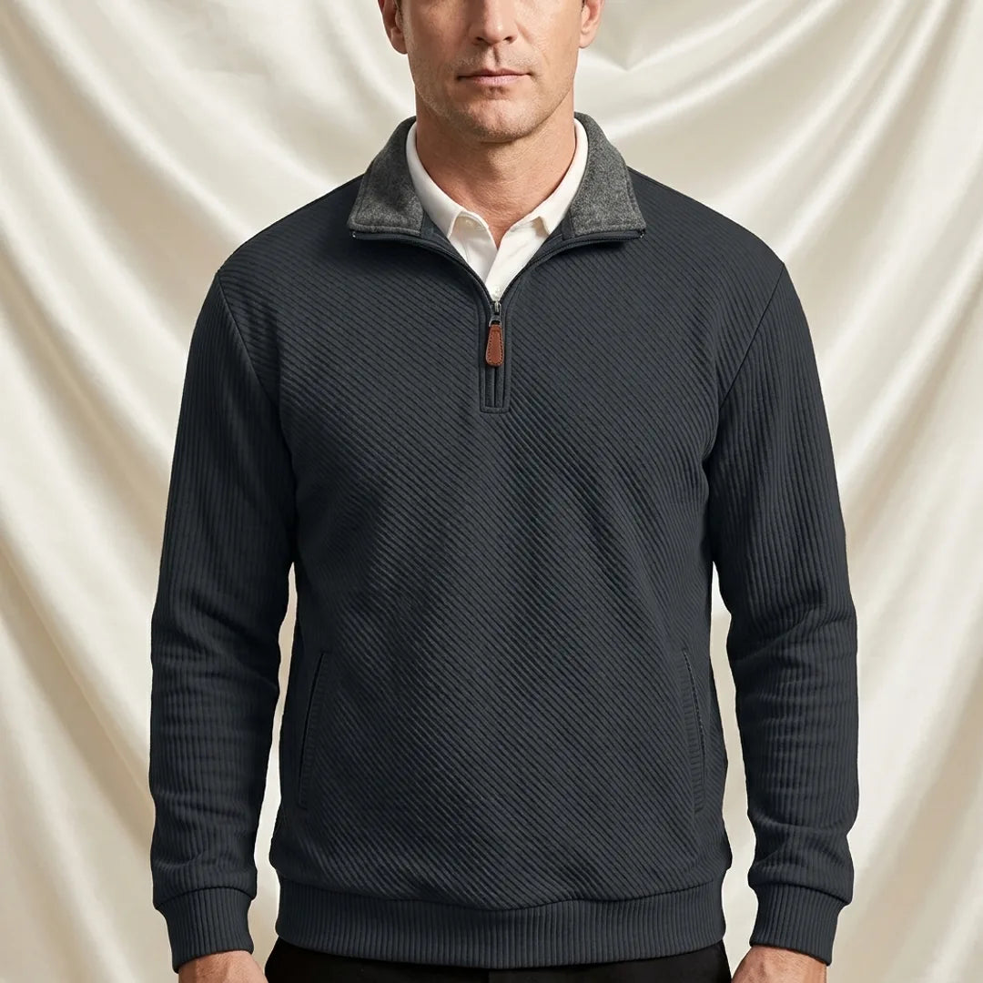 Blake Holloway Classy Alpine Lapel Pullover