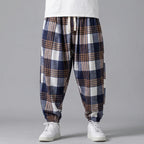Donovan Plaid Baggy Jogger Pants