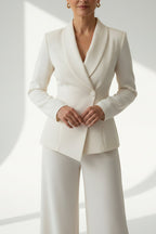 Léa One-Button Business Casual Women's Jacket & Pant Set