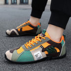 Jonathan Vintage Patchwork Low-Top Trainer