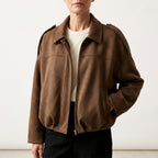 Léa Lightweight Bat Sleeve Bomber Jacket