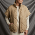 Léa Diamond Quilted Puffer Jacket