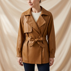 Avéra Fleece Lined Double-Breasted Jacket