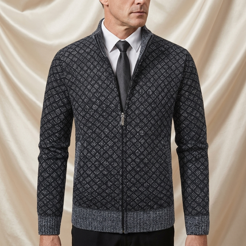 Blake Holloway Winter Knit Business Cardigan Jacket