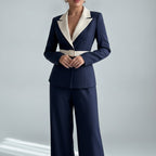 Léa Elegant Two-Piece Straight-Leg Suit