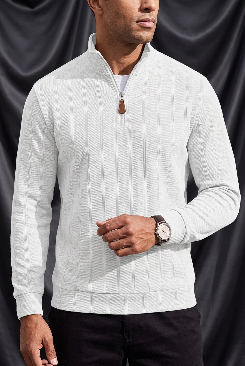 Blake Holloway Clifford Ribbed Half-Zip Pullover