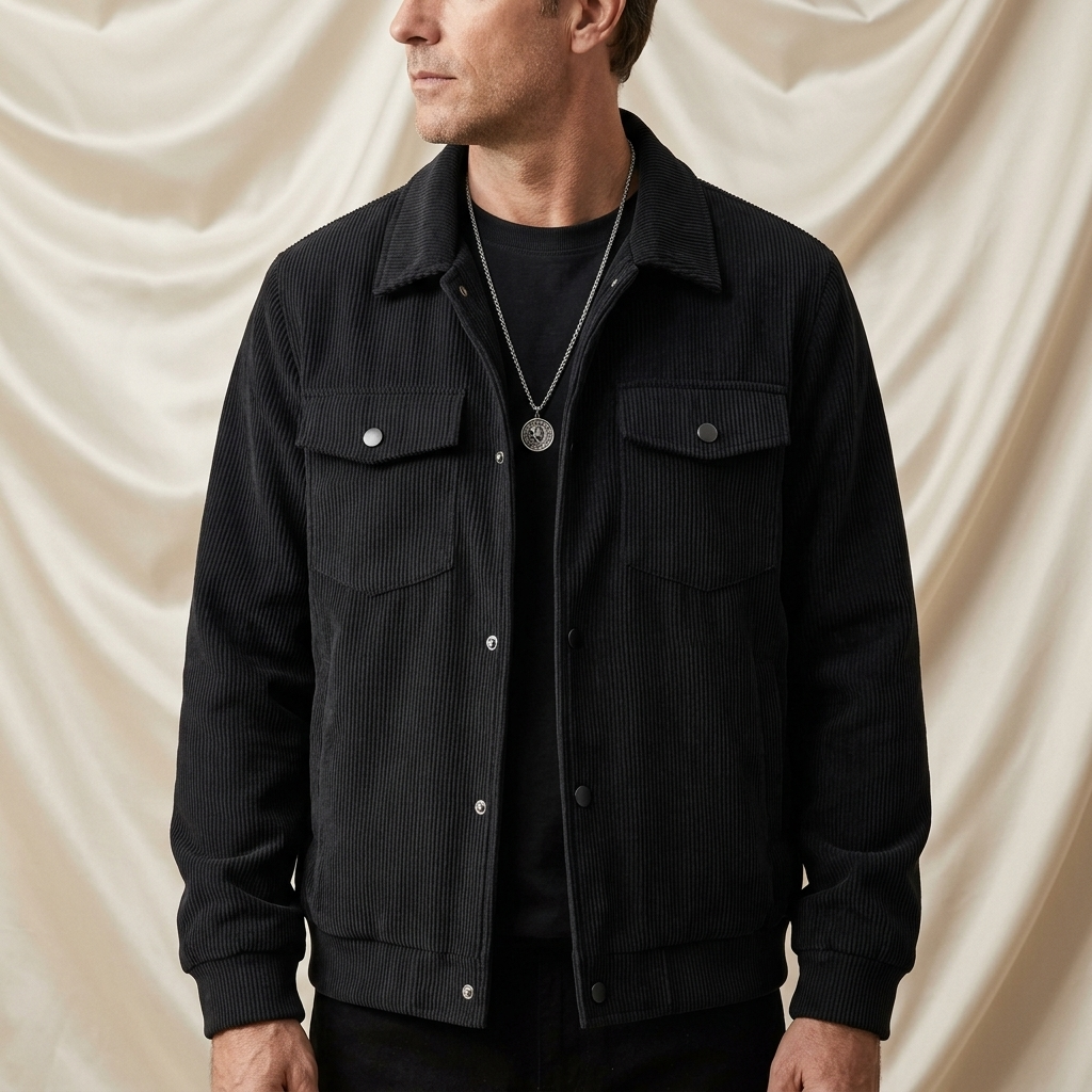 Clifford Corduroy Cargo Lightweight Jacket