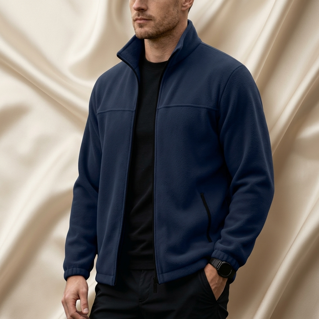 Blake Holloway Microfleece Zip-Up Lightweight Jacket