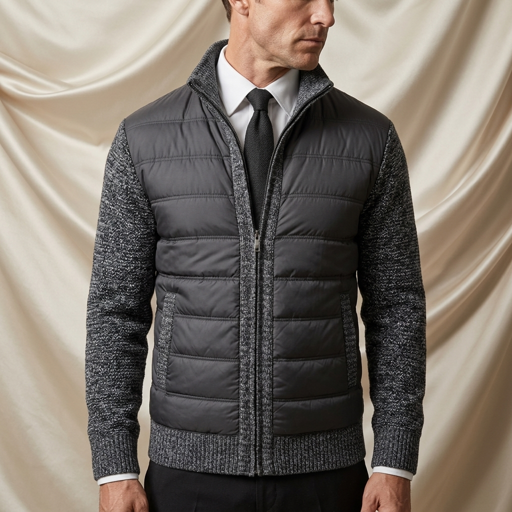 Blake Holloway Quilted Cardigan Puffer Jacket