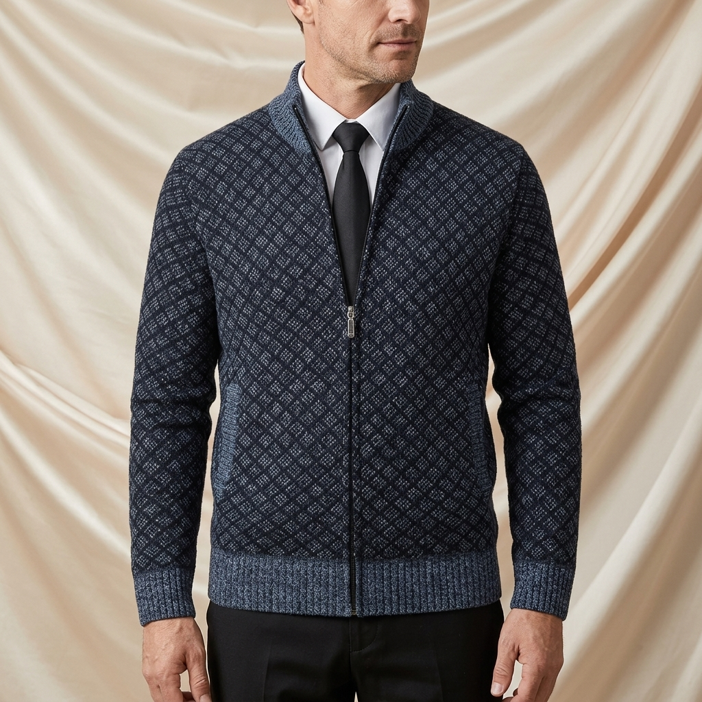 Blake Holloway Winter Knit Business Cardigan Jacket
