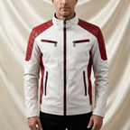 Stryde Speedster Two-Tone Biker Jacket