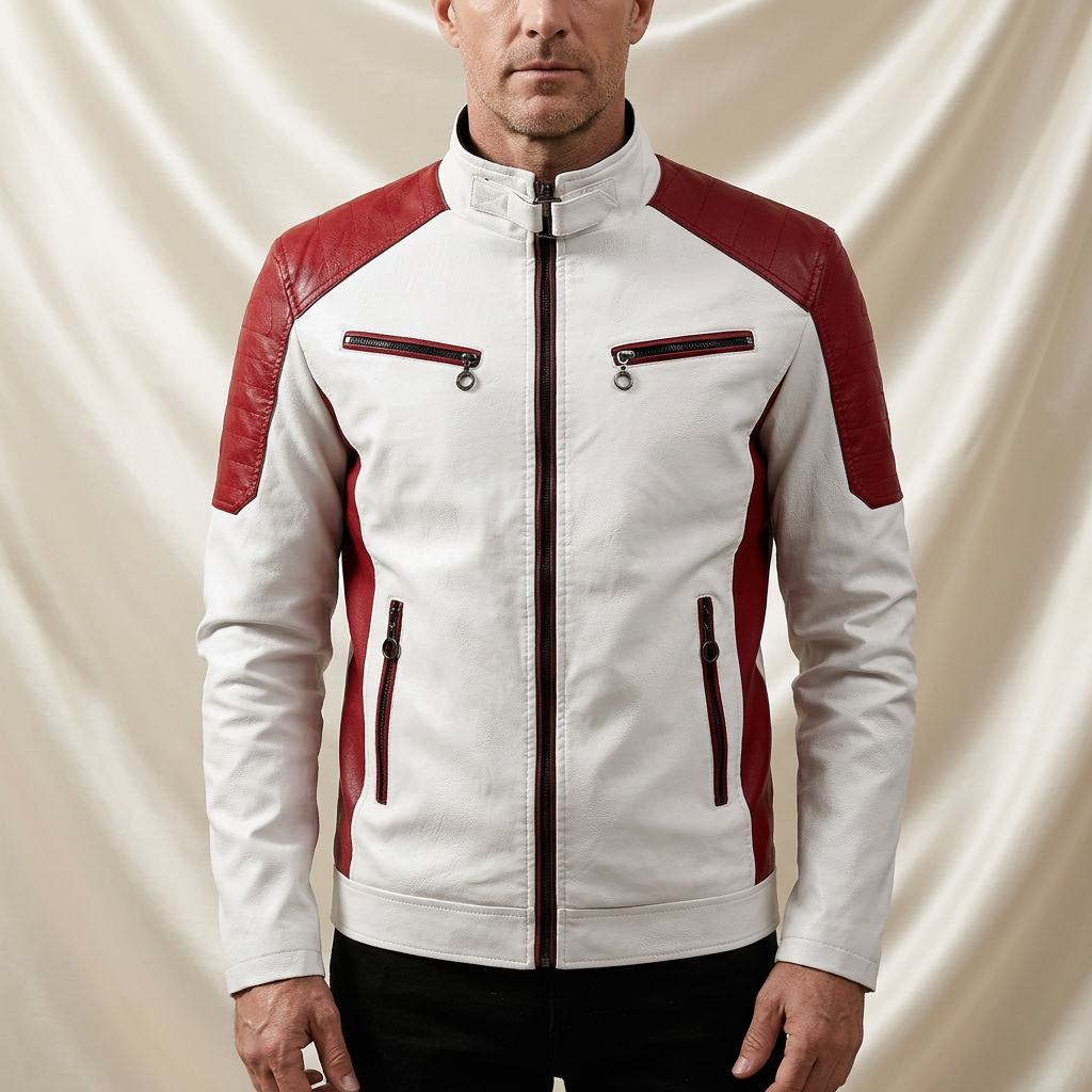 Stryde Speedster Two-Tone Biker Jacket