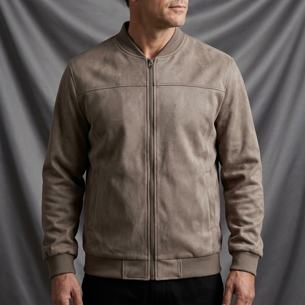 Blake Holloway Minimal Suede Flight Jacket