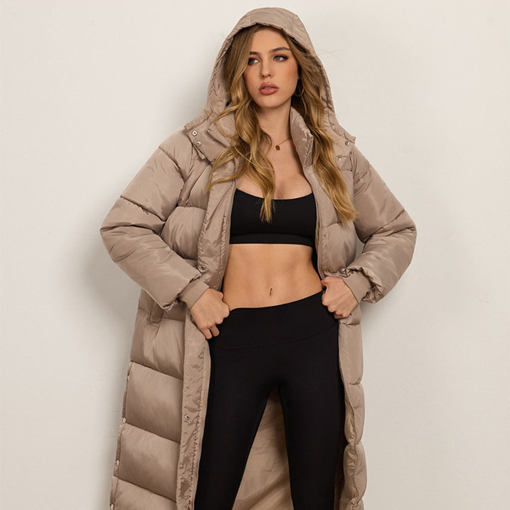 Penelope Longline Puffer Hooded Coat