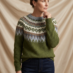 Léa Nordic Fair Isle Pullover Sweater
