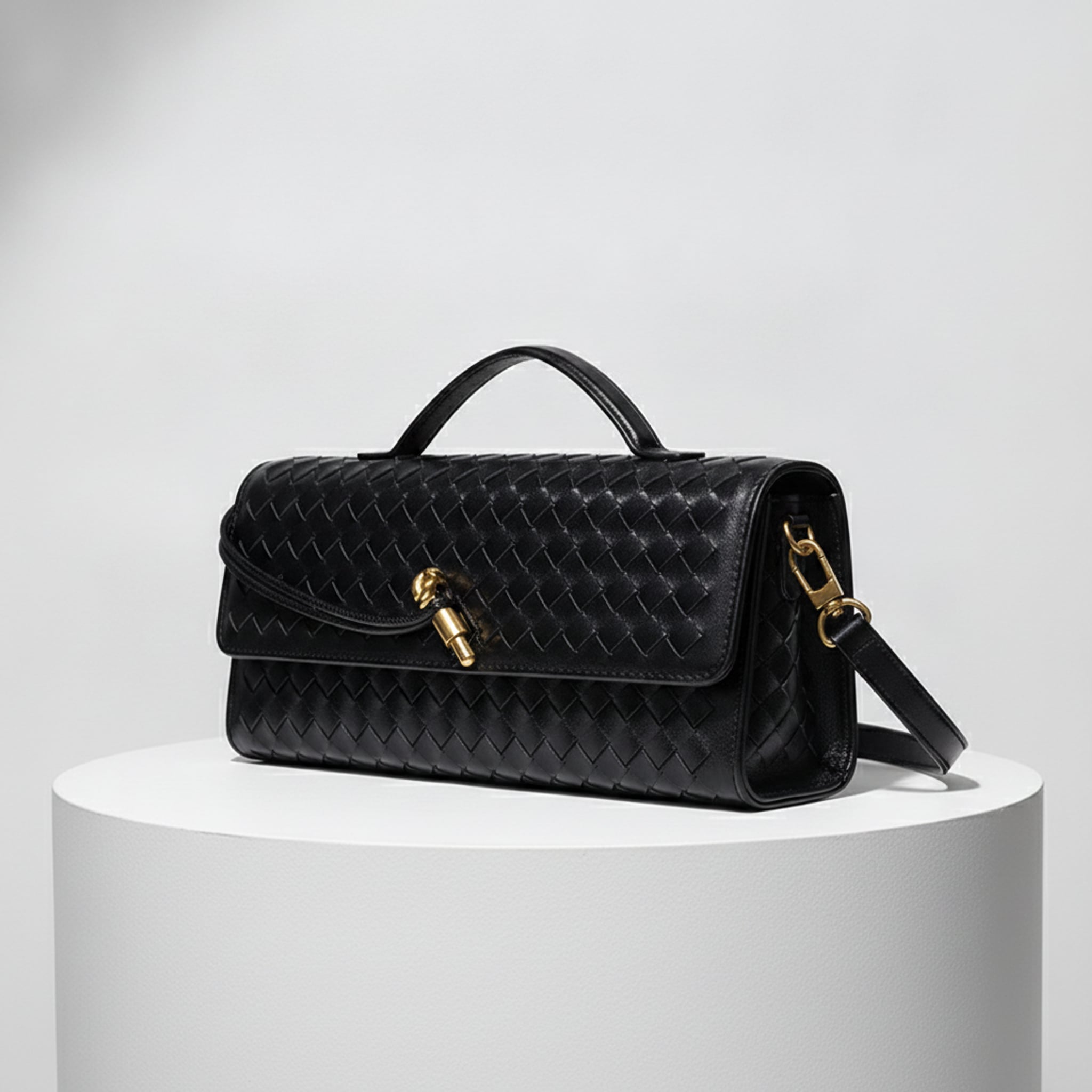 Élise Vegan Leather Baguette Clutch Bag