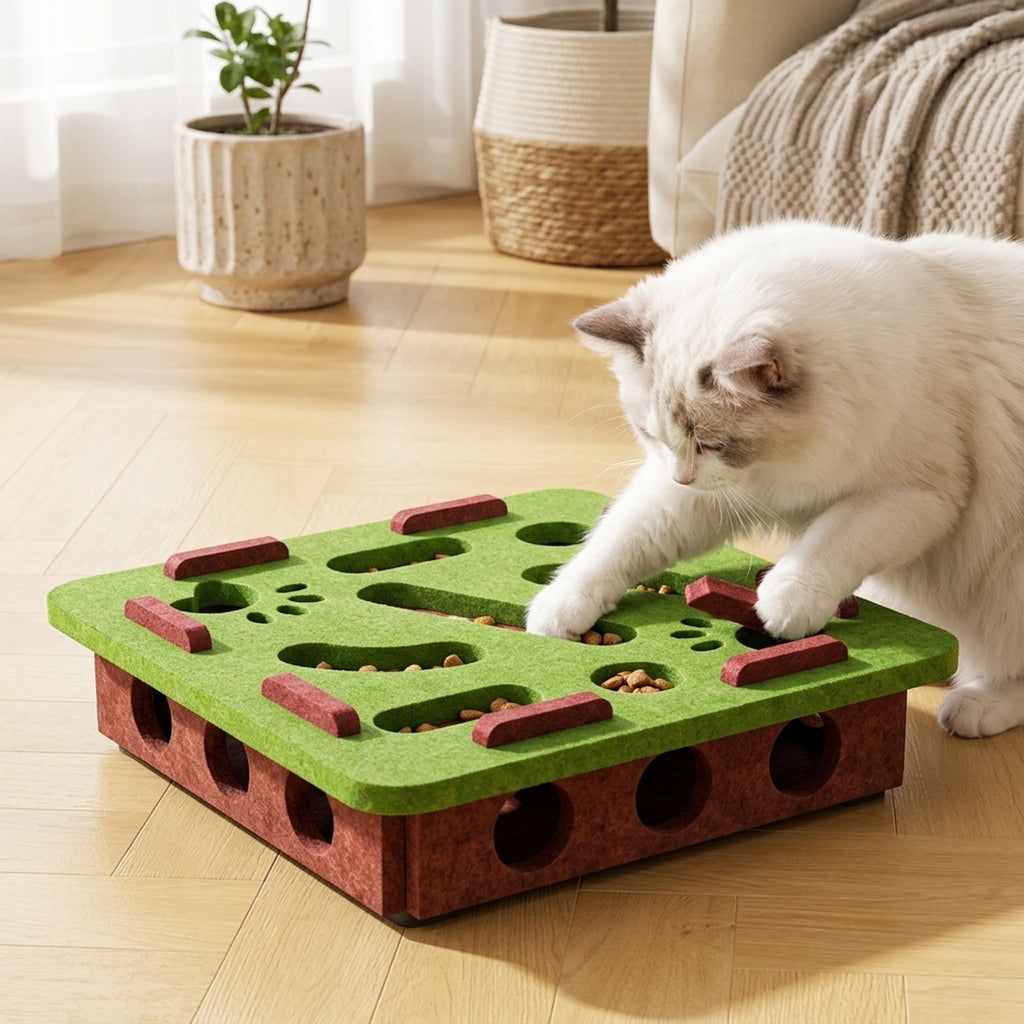 Interactive Cat Sensory Maze Toy (3 Balls Included)