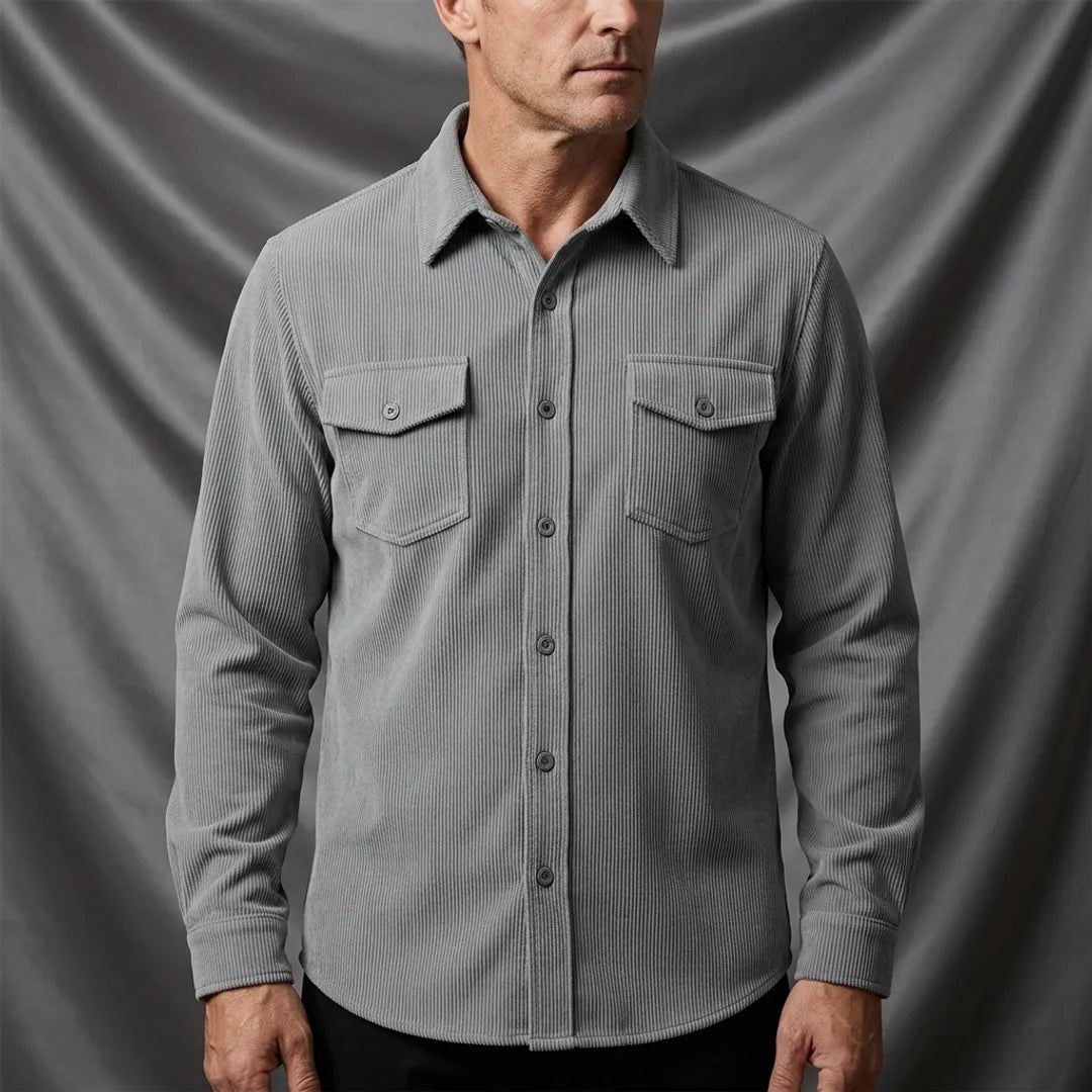 Clifford Soft Ribbed Corduroy Overshirt