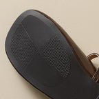 Élise Soft Sole Scrunched Mary Jane Ballet Flats