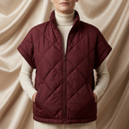 Léa Diamond Quilted Puffer Jacket