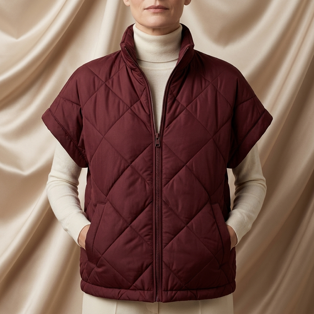 Léa Diamond Quilted Puffer Jacket