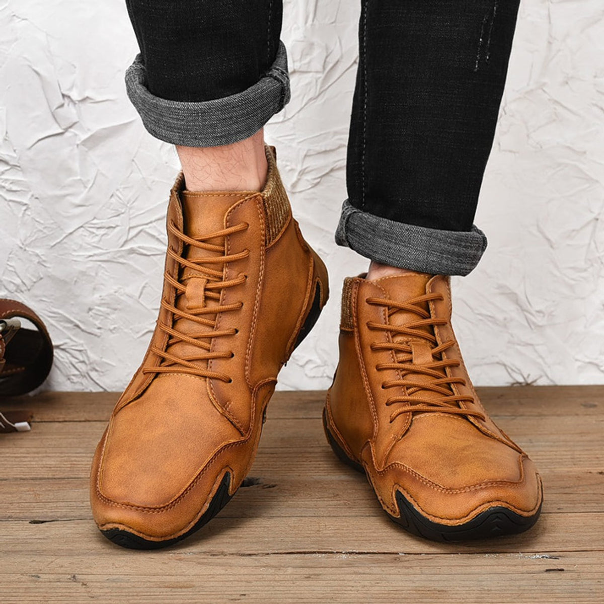 Ruger Vintage Knit Cuff High-Top Work Boot