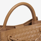 Élise Parisian Vegan Leather Square Handbag