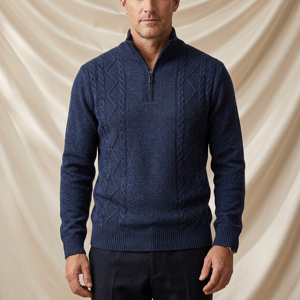 Brooks Modern Twist Knit Half-Zip