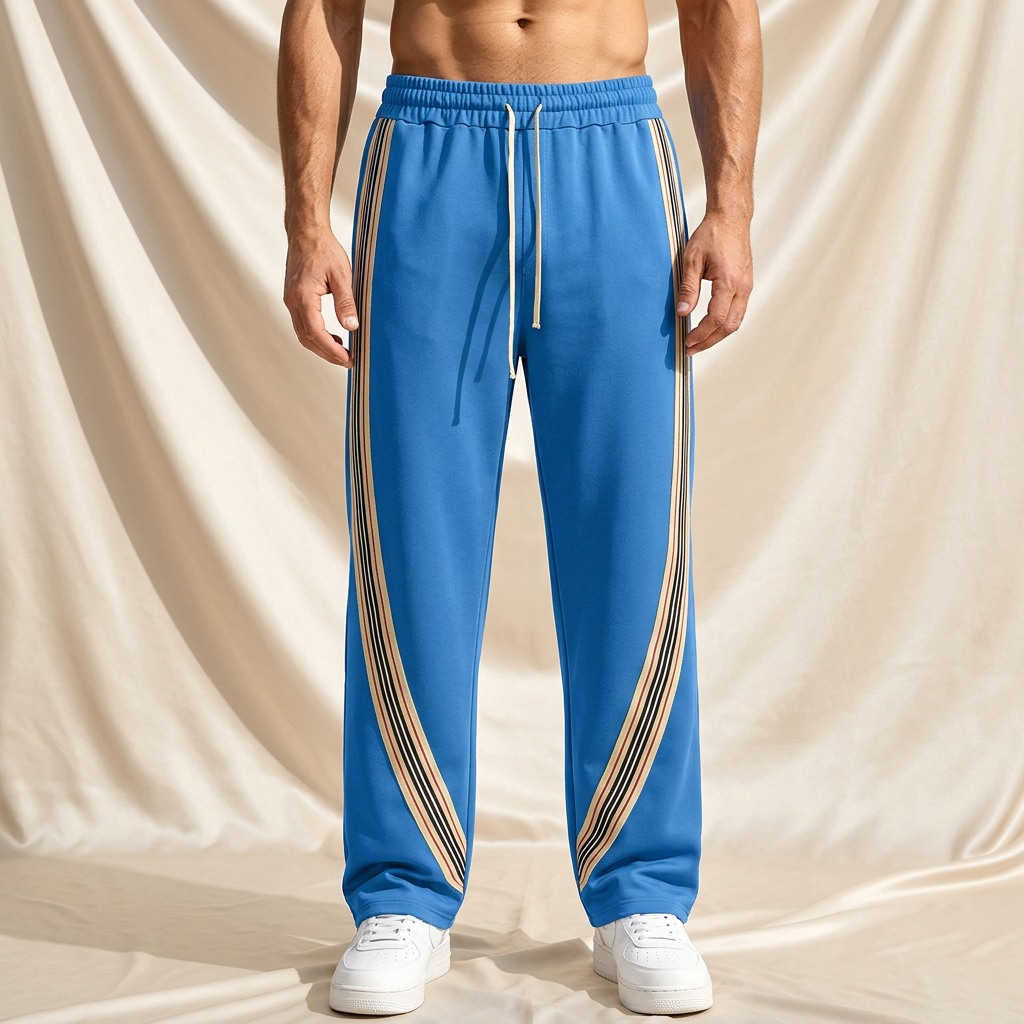 Stryde Smooth Knit Striped Athletic Pants