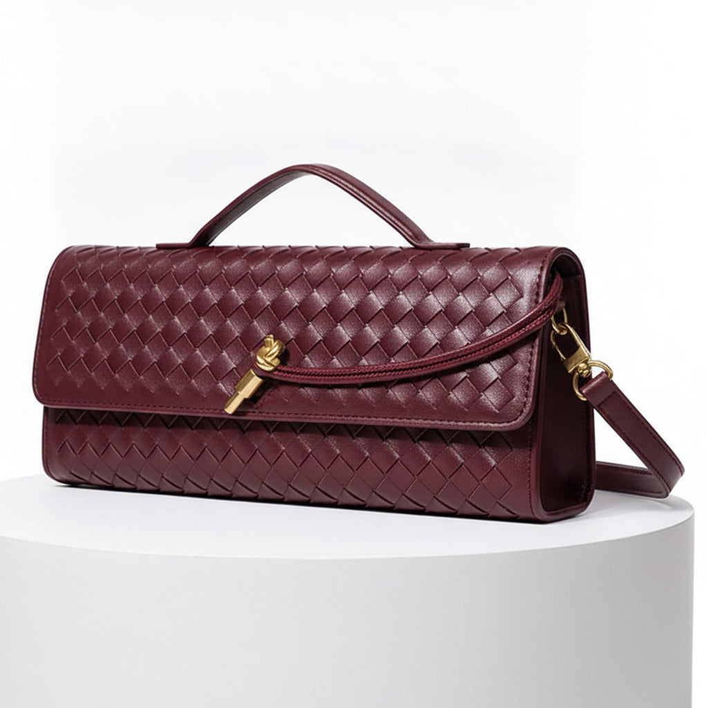 Élise Vegan Leather Baguette Clutch Bag