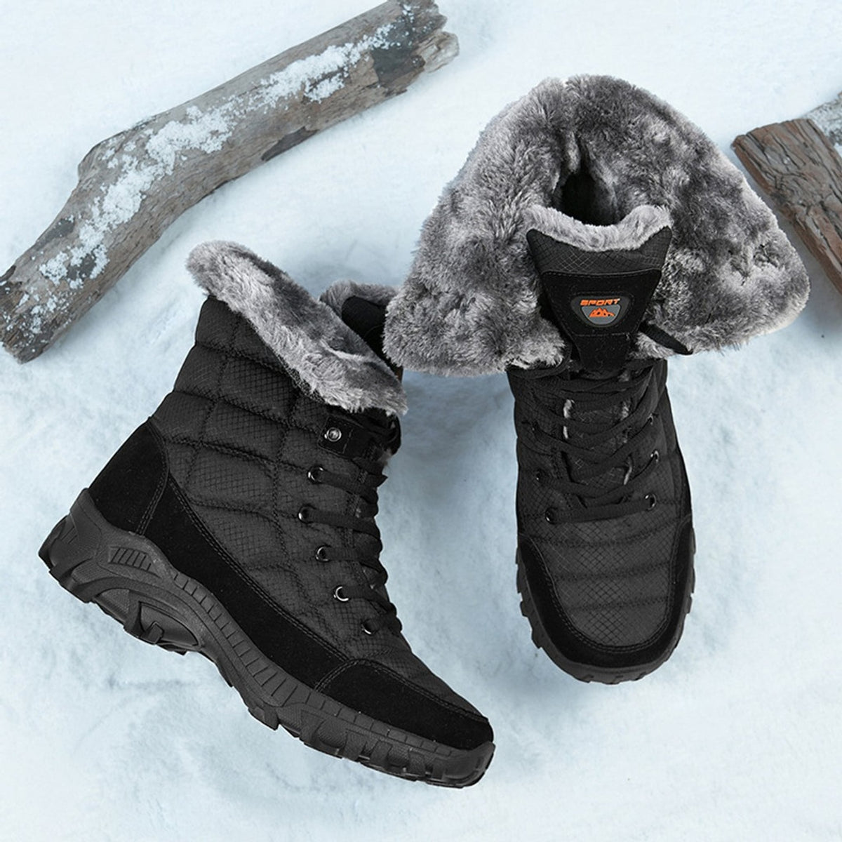 Ridge Glacier Mid-Calf Quilted Snow Boot