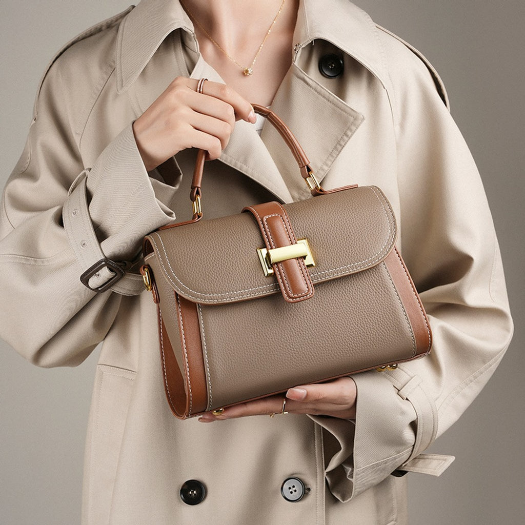 Élise Top-Layer Leather Crossbody Purse
