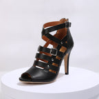 Élise European Studded High Heels