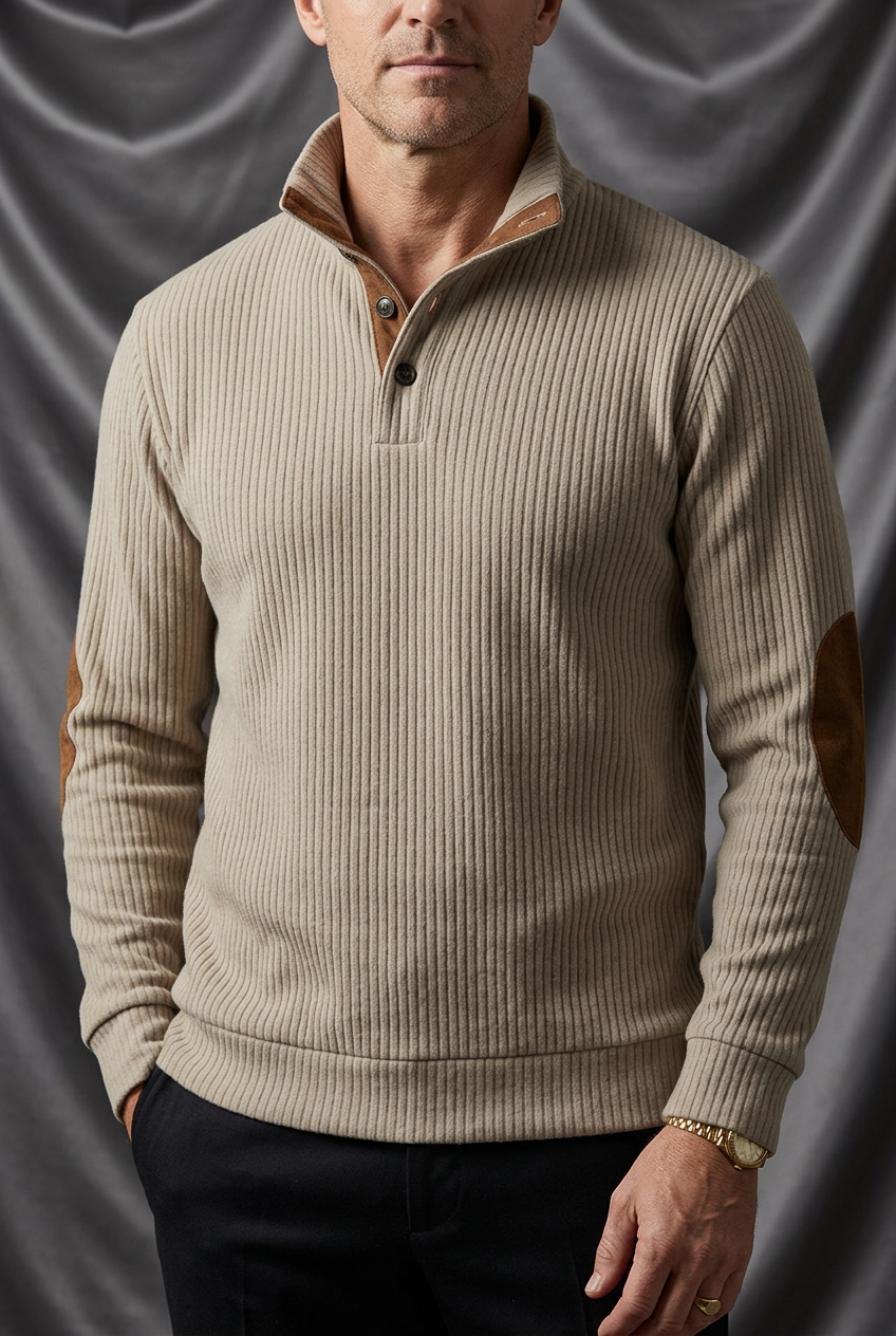 Blake Holloway Ribbed Vintage High Neck Pullover
