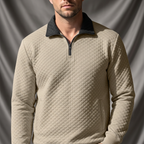 Sterling Diamond Quilt Stand Collar Top