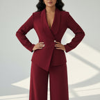 Léa One-Button Business Casual Women's Jacket & Pant Set