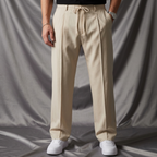 Clifford Relaxed Straight-Leg Formal Joggers