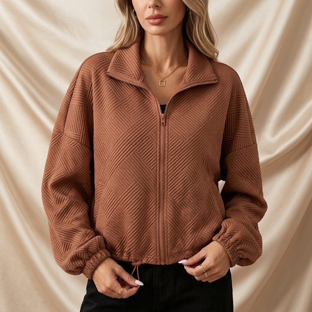 Léa Lightweight Athleisure Bomber Jacket