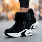 Élise Fur Lined Vegan Suede Boots