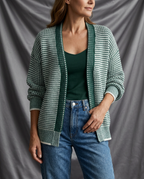Léa Open Knit Japanese Weave Cardigan