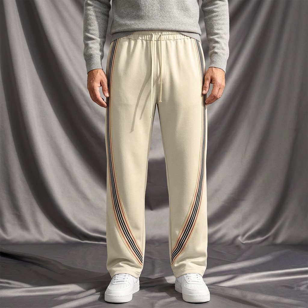 Stryde Smooth Knit Striped Athletic Pants