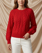 Avéra Luxe Knit Crewneck Top