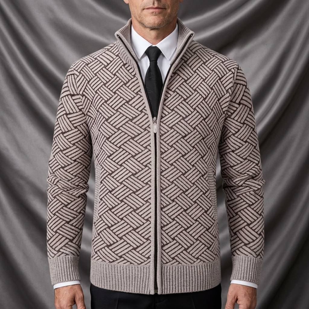 Blake Holloway Thermal Knit Cardigan Jacket