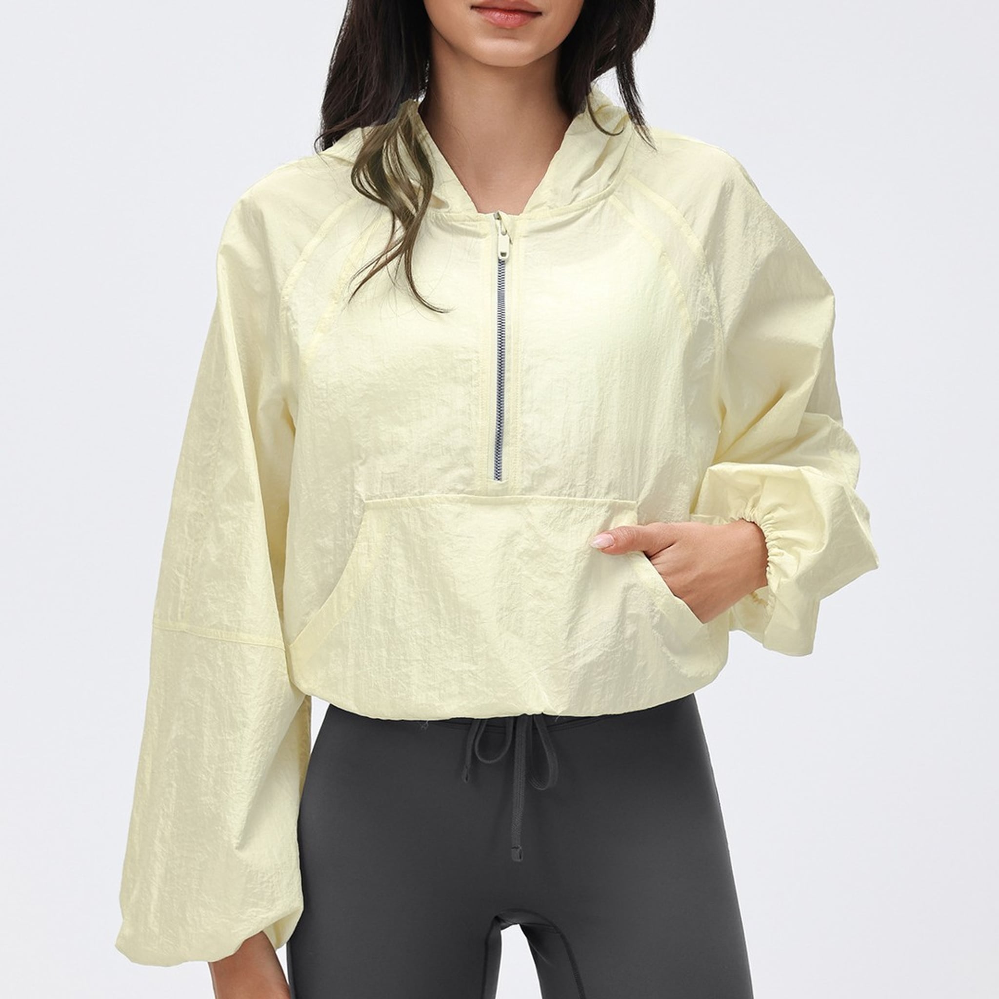 Axel Active Water-Resistant Lightweight Hooded Windbreaker Top