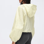 Axel Active Water-Resistant Lightweight Hooded Windbreaker Top