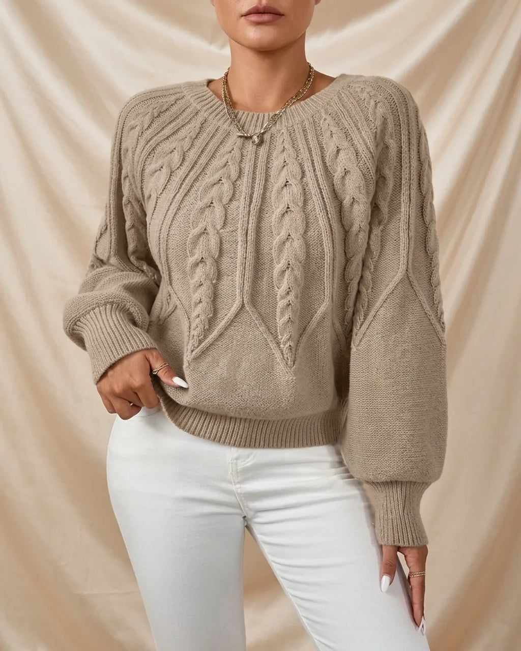 Avéra Luxe Knit Crewneck Top