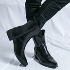 Sterling Pointed-Toe High Top Western Boots