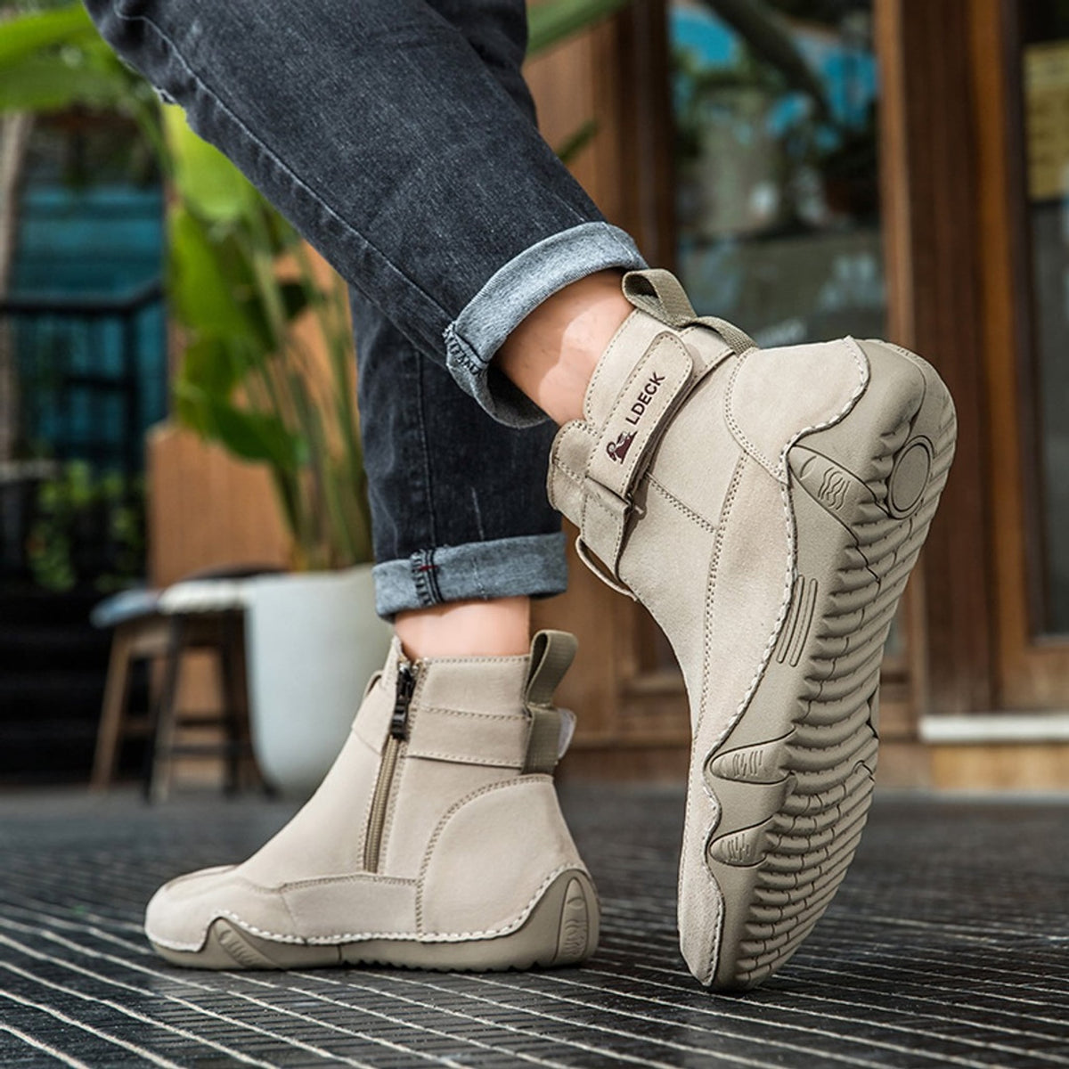 Axel Supple Leather Strapped Winter Boot